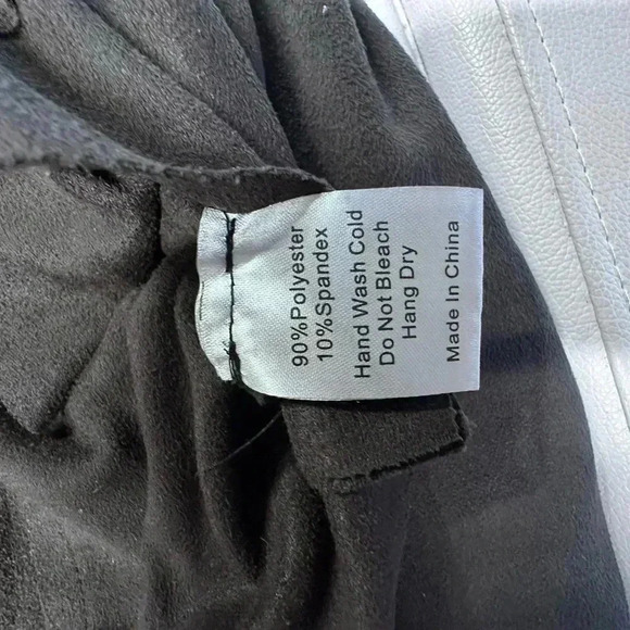 Mod Ref Black Asymmetrical Zipper Women's Top Blouse - Picture 5 of 5